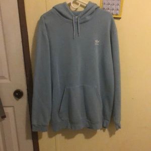 XL adidas baby blue hoodie